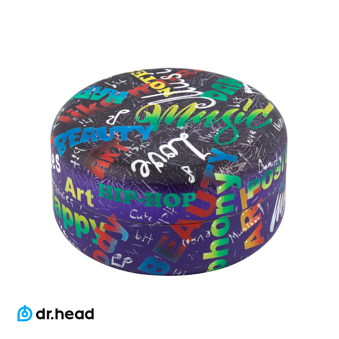 Чехол для наушников Dr.Head Love Music Round IEM Case - рис.0