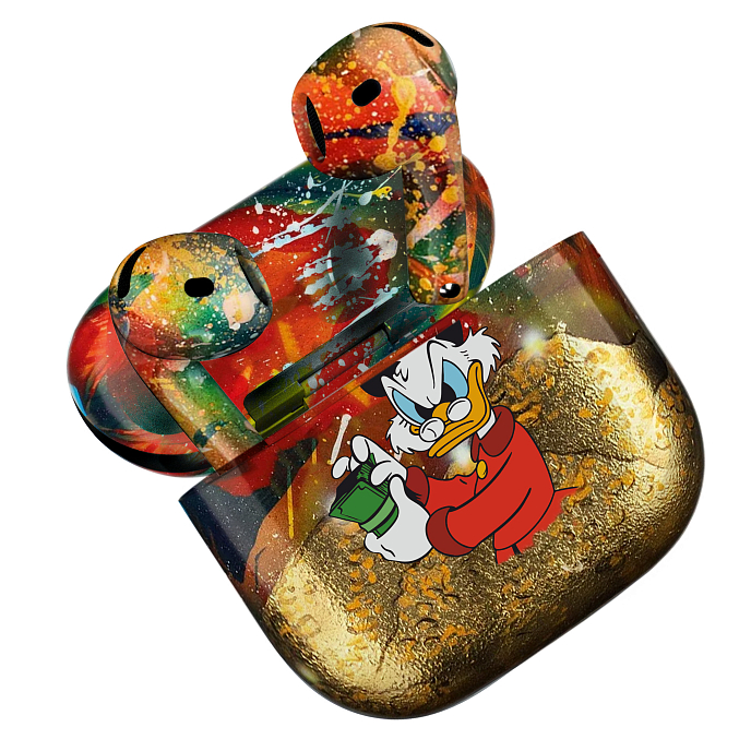 Беспроводные наушники Apple AirPods 4 Scrooge Mcduck Gloss - рис.0