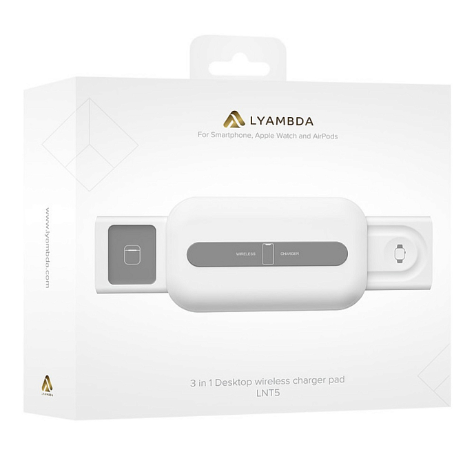 Беспроводная зарядка Lyambda LNT5 White - рис.7