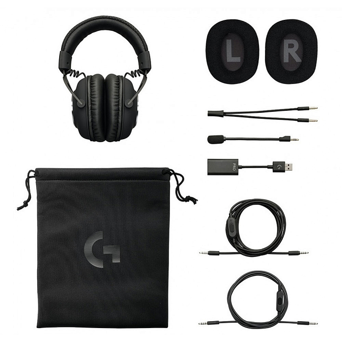 Игровая гарнитура Logitech PRO X Gaming Headset Black - рис.8