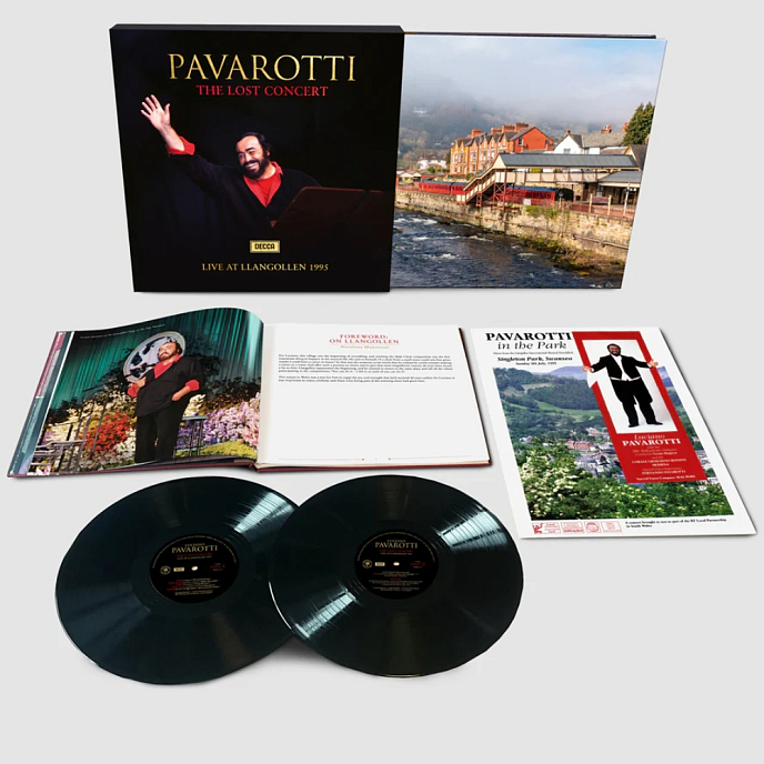 Бокс-сет Luciano Pavarotti – The Lost Concert - Live At Llangollen 1995 (Box-set) - 2LP - рис.1