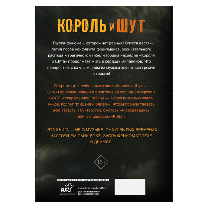 Книга Король и Шут. Ангелы панка. Авторизованная биография - рис.1