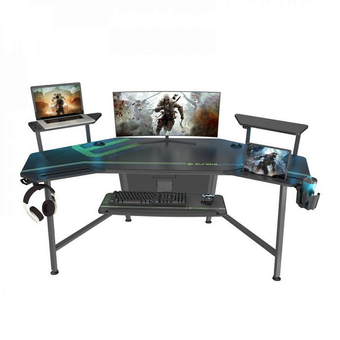 Стол EUREKA AED-70B Black - рис.1