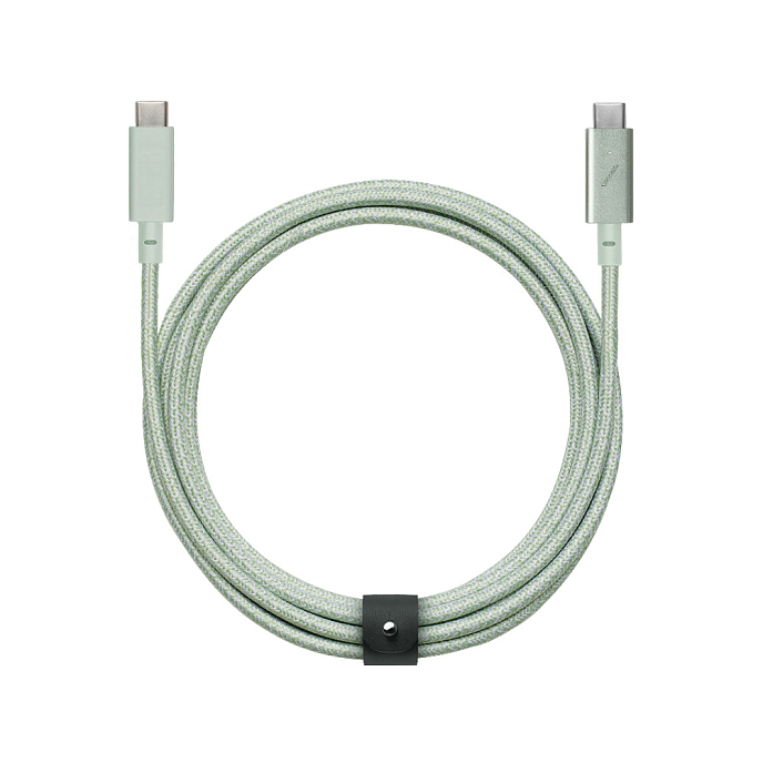 Кабель Native Union Belt Cable Pro USB-C - USB-C Sage 2.4m - рис.0
