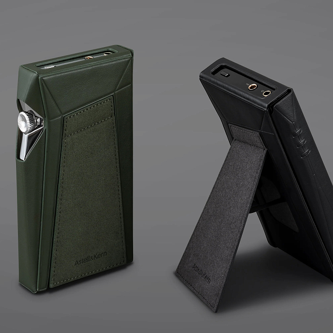 Чехол Astell&Kern SP4000 Gruppo Mastrotto Leather Case Black - рис.8