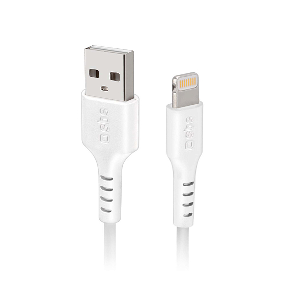 Кабель SBS USB-A - Lightning 1m White - рис.0