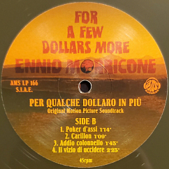 Виниловая пластинка Ennio Morricone – For A Few Dollars More OST (coloured) LP
