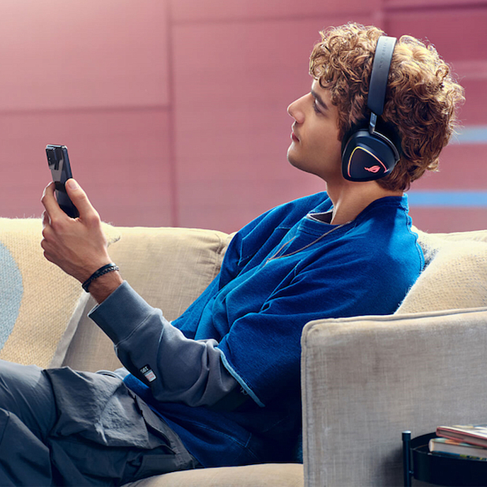 Игровая гарнитура Asus A701 ROG Delta II Black - рис.26