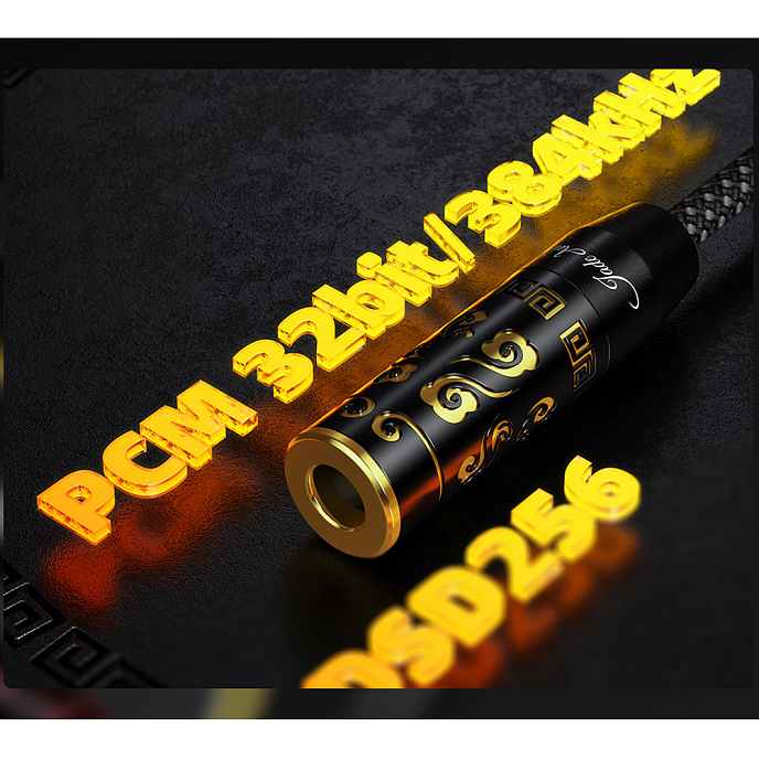 Усилитель для наушников с ЦАП Jade Audio JIEZI B Black Gold - рис.4