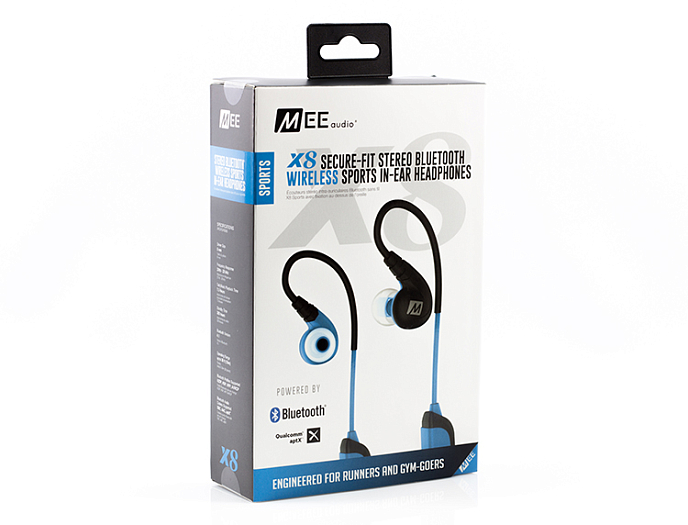 Беспроводные наушники MEE Audio X8 Blue - рис.4