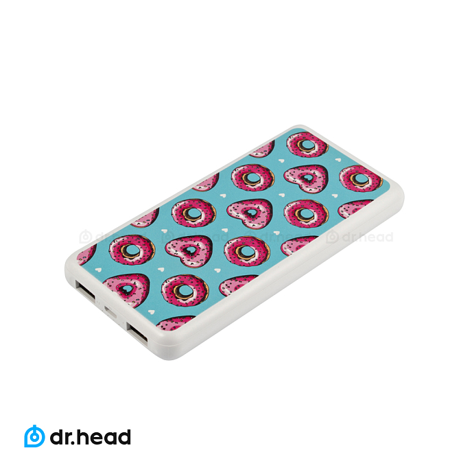 Внешний аккумулятор PrimeLine Donuts 1 White 10000mah - рис.2