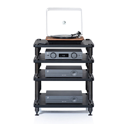 Стойка для Hi-Fi NorStone Como 3 Leather Black