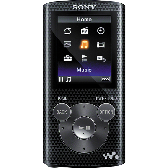 Плеер Sony NWZ-E384 black - рис.0