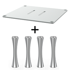 Стойка для Hi-Fi ddHiFi HS300 + SR85 x 4 Warm Gray/Silver