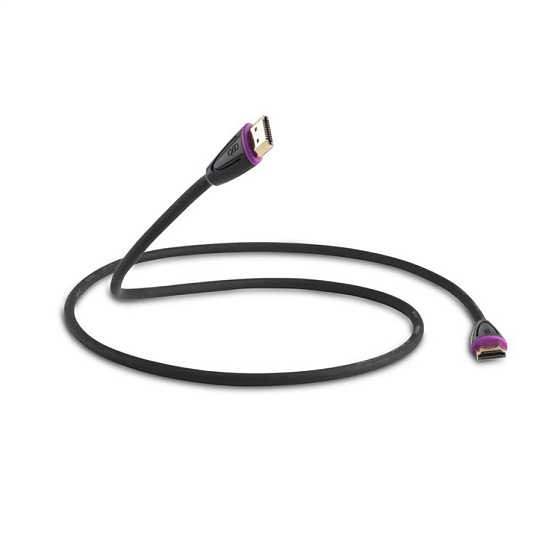 Кабель QED PROFILE E-flex HDMI Black Cable 1.5m - рис.0