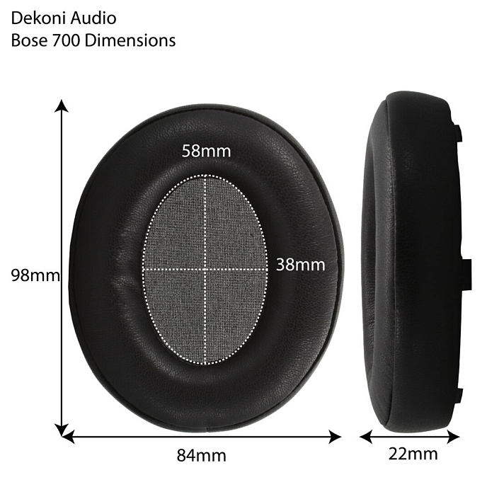 Амбушюры Dekoni Audio Choice Leather for Bose 700 - рис.1