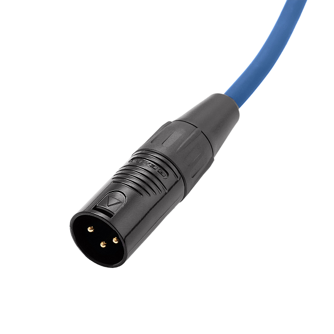 Кабель HeadMade Pro XLR-M - 6.3mm stereo Blue 3m - рис.3