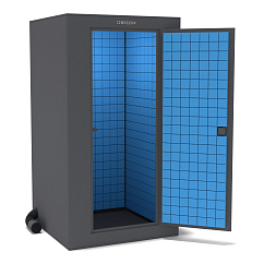 Акустическая кабина IzoRoom Standard without window Graphite Blue