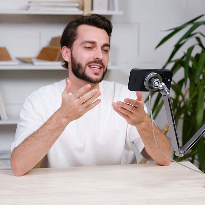 Держатель для телефона Magssory Arm Silver - рис.4