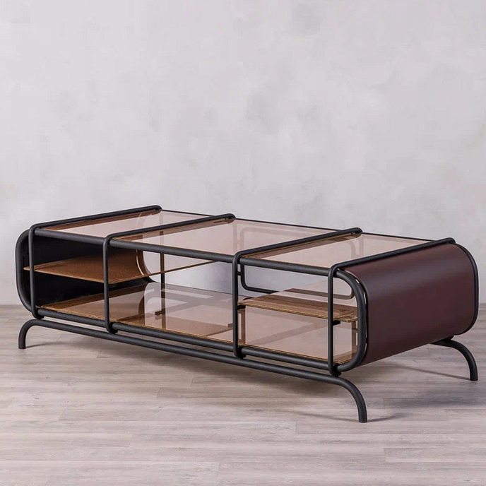 Стойка для Hi-Fi F2F Кинотека Matte Black Bronze Dark Brown - рис.1