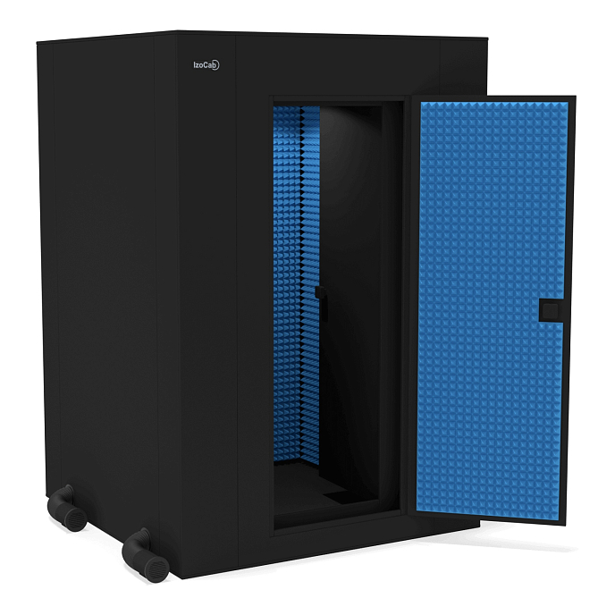 Акустическая кабина IzoCab Extra+ without window Black Blue - рис.0