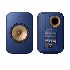 Полочная акустика KEF LSX II Cobalt Blue + S1 Floor Stand