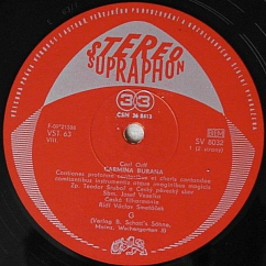 Виниловая пластинка Carl Orff - Carmina Burana LP