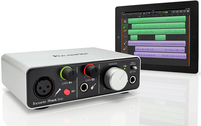 Аудиоинтерфейс Focusrite iTrack Solo Lightning - рис.2