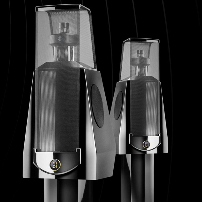 Полочная акустика MBL 120 (w/o stand) Piano White Chrome - рис.6