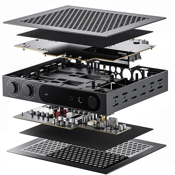 Усилитель для наушников с ЦАП FiiO K19 Silver - рис.16