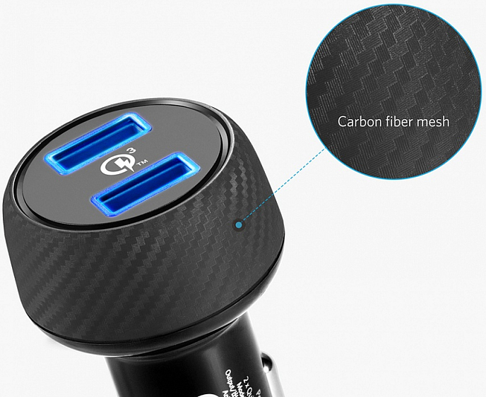 Автомобильное зарядное устройство Anker PowerDrive+ 2 car charger black - рис.2