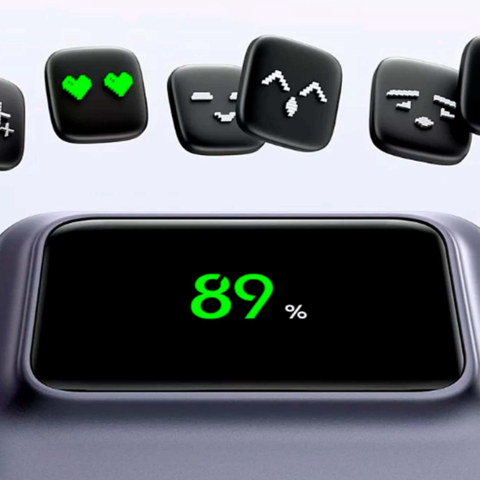 Портативный аккумулятор Ugreen PB764 UNO 10000mAh Qi2 Robot Grey - рис.5