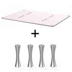 Стойка для Hi-Fi ddHiFi HS550 + SR70 x 4 Pinkish Gray/Silver