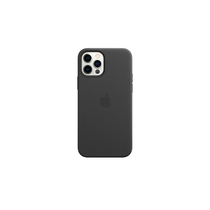 Чехол для смартфонов Apple iPhone 12 + 12 Pro Leather Case with MagSafe Black - рис.8