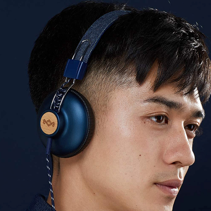 Наушники накладные House of Marley Positive Vibration 2 Denim - рис.3