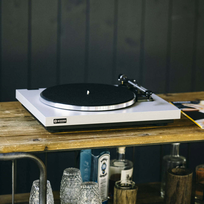 Проигрыватель винила Rekkord Audio F300 Silver OM10 - рис.1