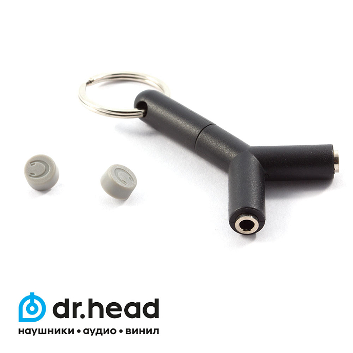 Разветвитель для наушников AXES SPT-2Y Black - рис.1