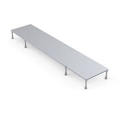 Стол ddHiFi HS650 x 1 + HS250 x 2 + SR85 x 8 Cool Gray/Silver