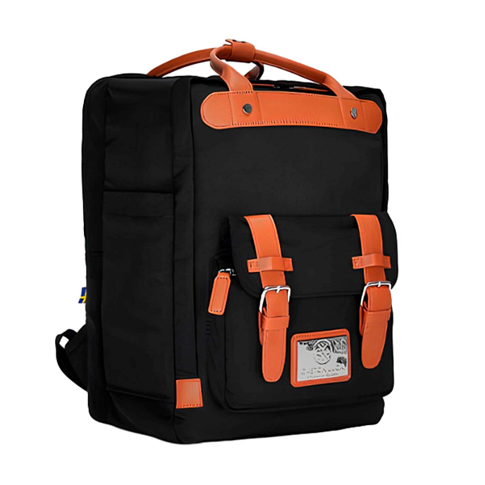 Рюкзак Gaston Luga Backpack Biten 11-15 Black Brown - рис.0