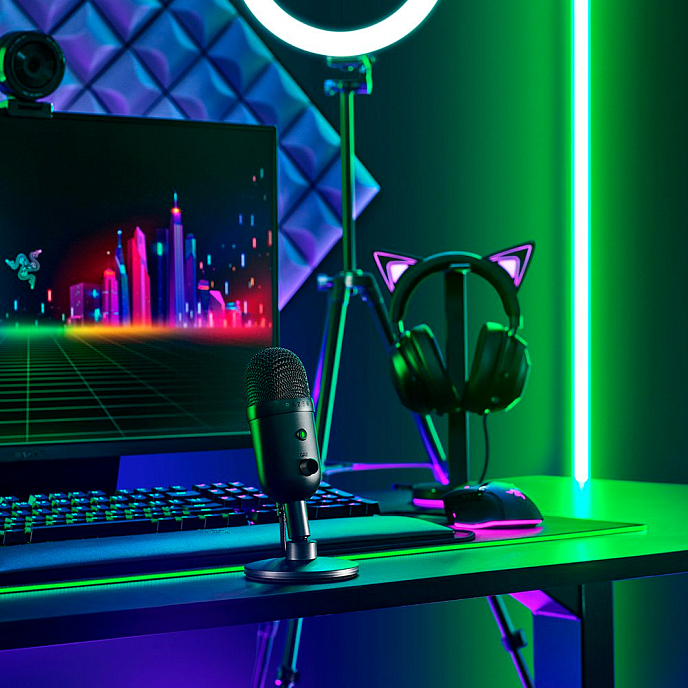 Микрофон для стриминга и игр Razer Seiren V2 X Black - рис.4
