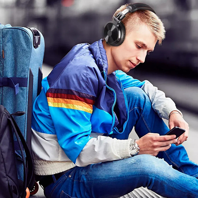 Беспроводные наушники OneOdio Pro-C Blue - рис.9