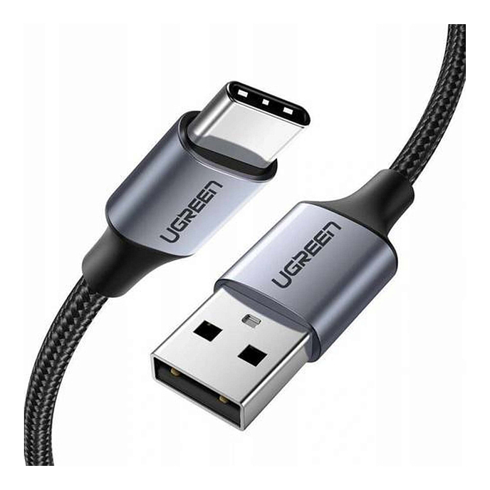 Кабель UGREEN US288 USB-A - USB-C 1.5m Black - рис.1