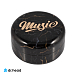 Чехол для наушников Dr.Head Black&Gold Round IEM Case - рис.1