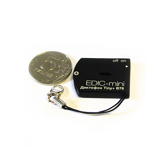 Диктофон EDIC-mini Tiny+ B76-150HQ Black - рис.0