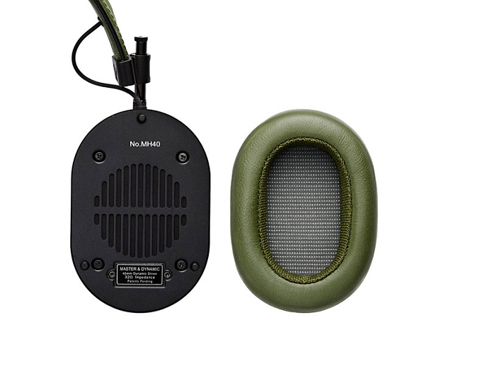 Наушники Master&Dynamic MH40 Black Metal/Olive Leather - рис.3