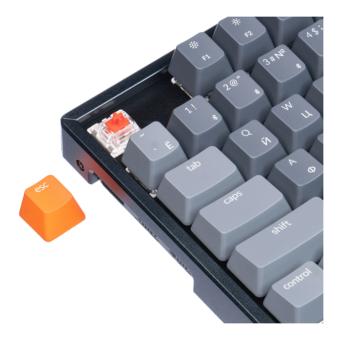 Клавиатура Keychron K8 White LED Gateron Red Switch Grey - рис.7