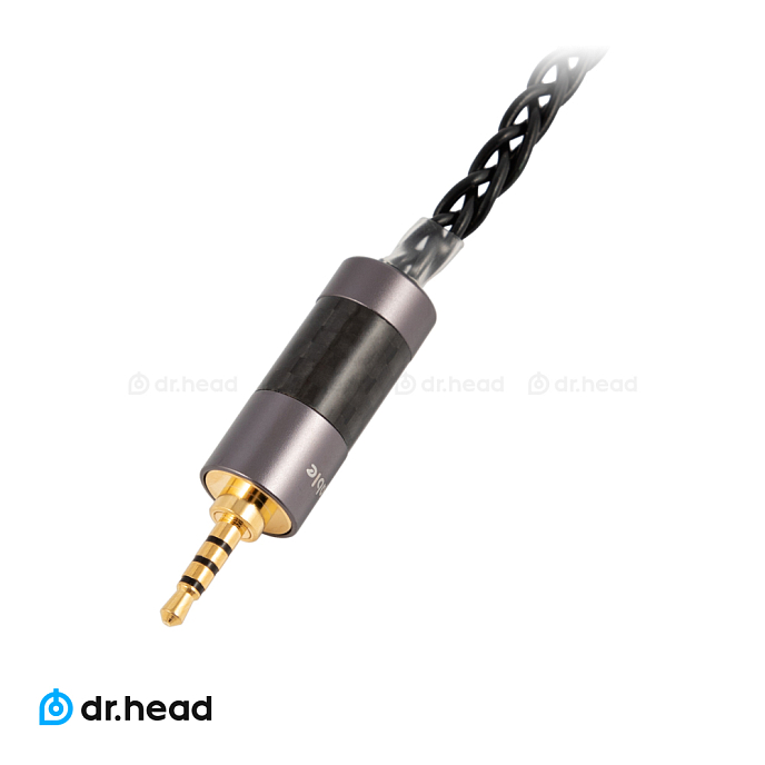 Кабель Labkable Silver Black 2pin - AK balance 2.5mm - рис.3