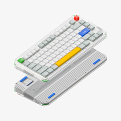 Клавиатура NuPhy Kick75 IO Red Max Switch White