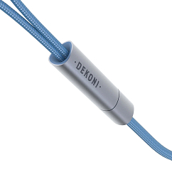 Кабель Dekoni Audio Ensemble 6.3mm Nylon Wrapped Cable with miniXLR 1.62m