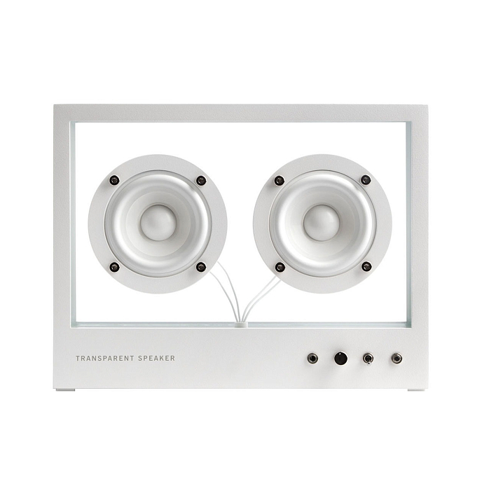 Портативная колонка Transparent Small Transparent Speaker White - рис.0